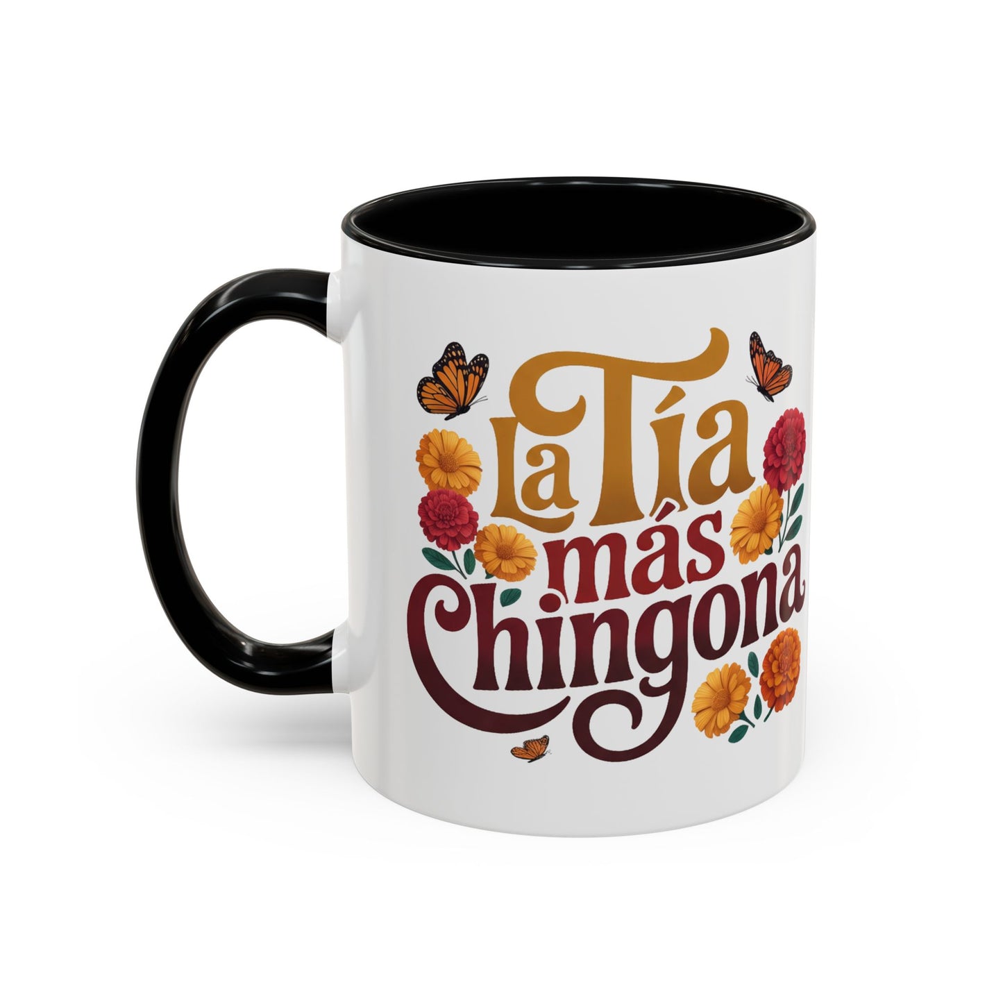 Tia Mas Chingona Mug - Best Tia Ever Coffee Cup - Latino Family Gift - Tia Querida Present - Hispanic Auntie Mug - Mi Tia Favorita