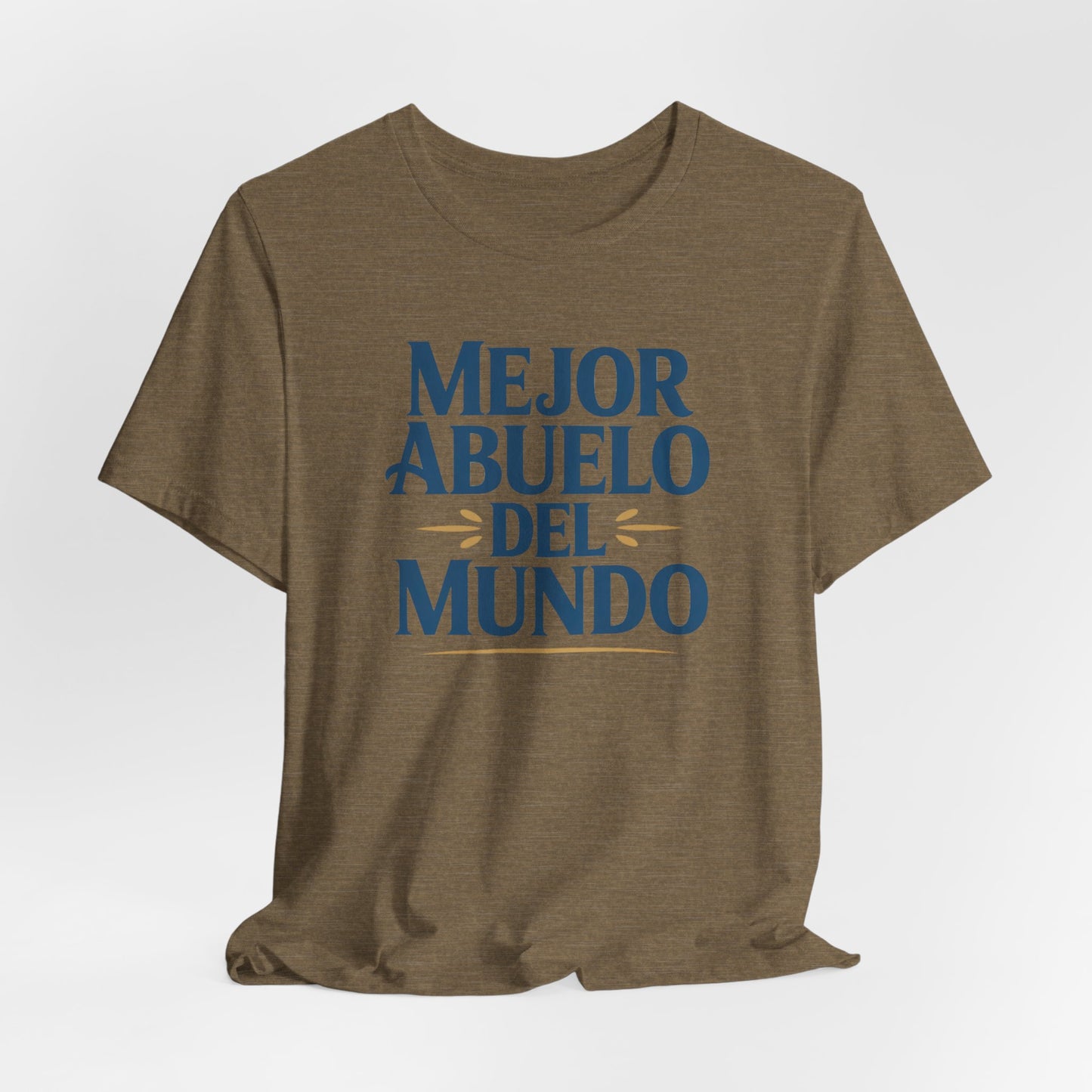 Mejor Abuelo T-Shirt - Latino Grandpa Gift Tee - Hispanic Family Shirt - Abuelo Pride Gift for Grandfather
