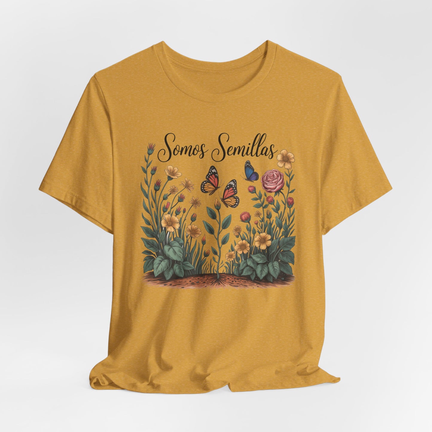 Somos Semillas T-Shirt - Latino Heritage Tee - Hispanic Pride Shirt - Latina Power Gift - Cultural Latinx Apparel