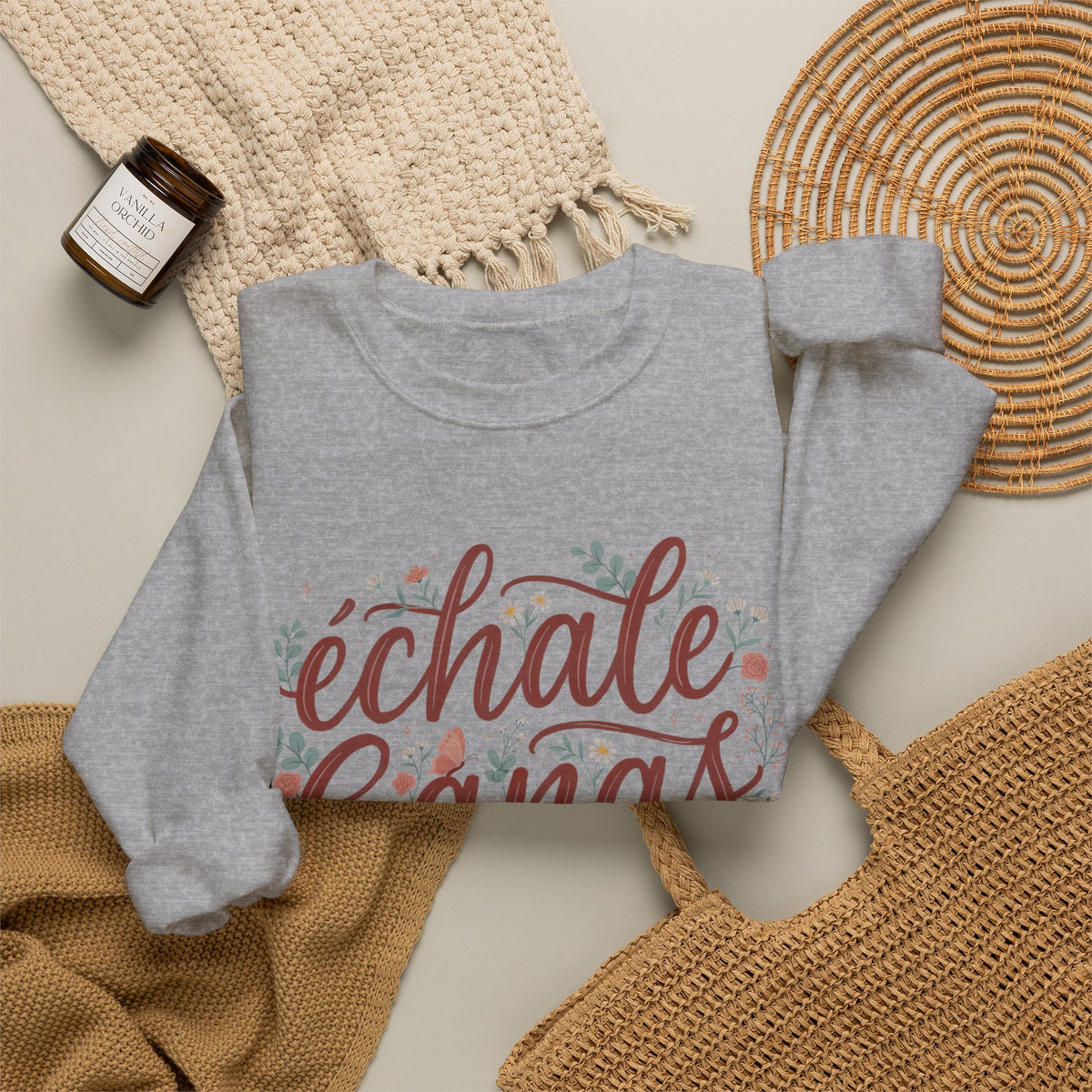 Echale Ganas Sweatshirt - Latina Motivational Gift - Spanish Inspirational Pullover for Her - Latina Pride Sudadera