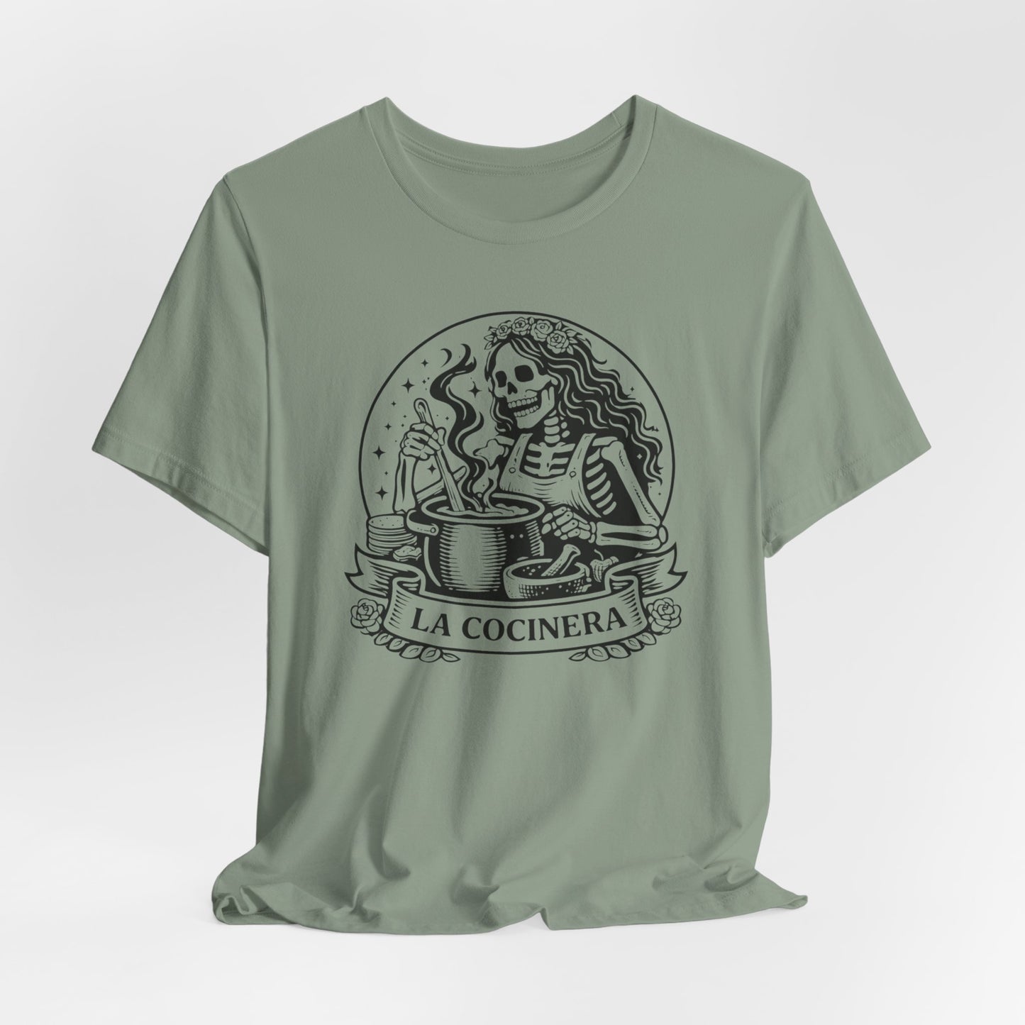 La Cocinera T-Shirt - Chef Latina Tee - Latino Heritage Gift - Hispanic Cook Shirt - Cocina Queen - Cooking Mama Gift