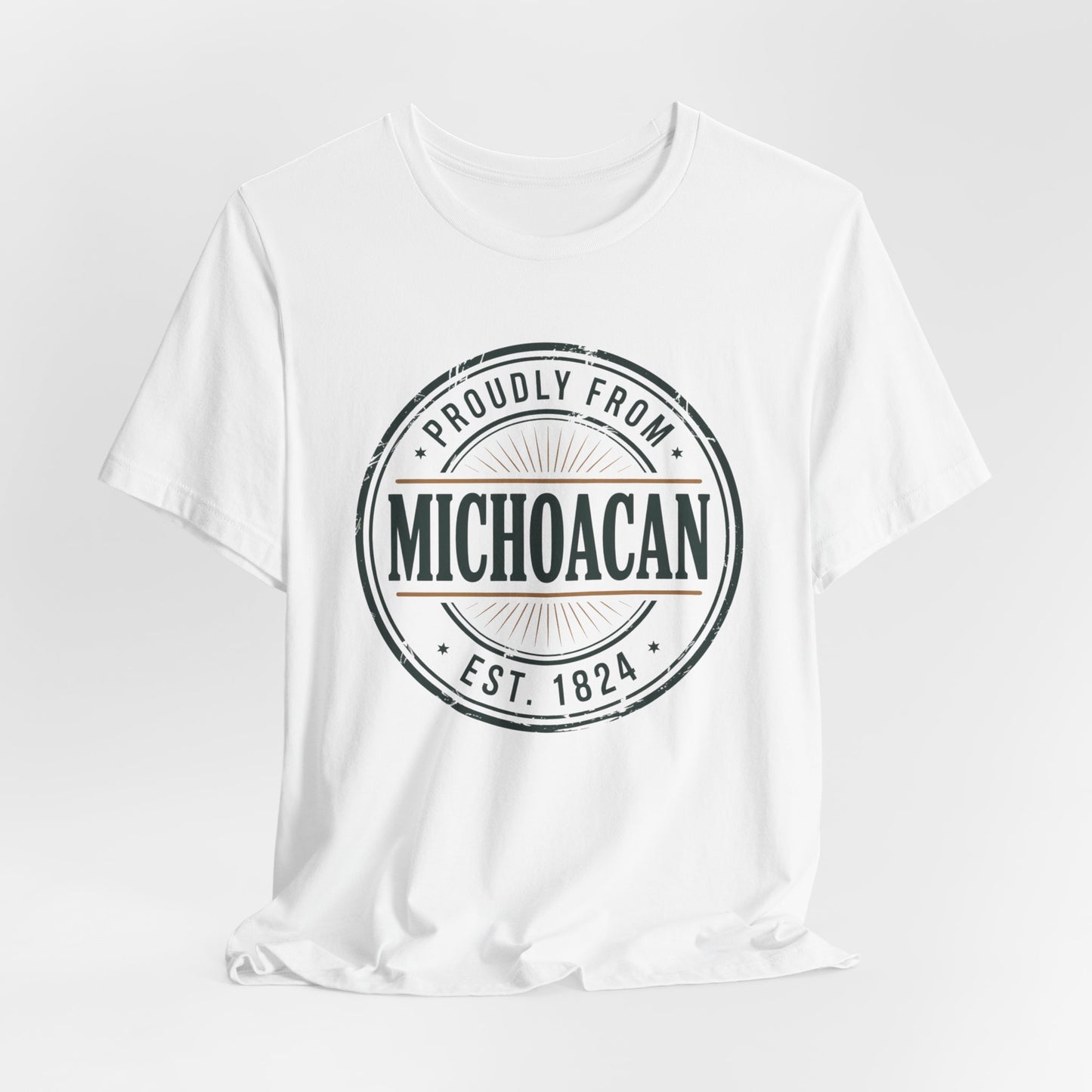 Michoacán T-Shirt - Mexican State Pride Tee - Michoacano Heritage Gift - Orgullo Mexicano Shirt - Mexico Regional Wear