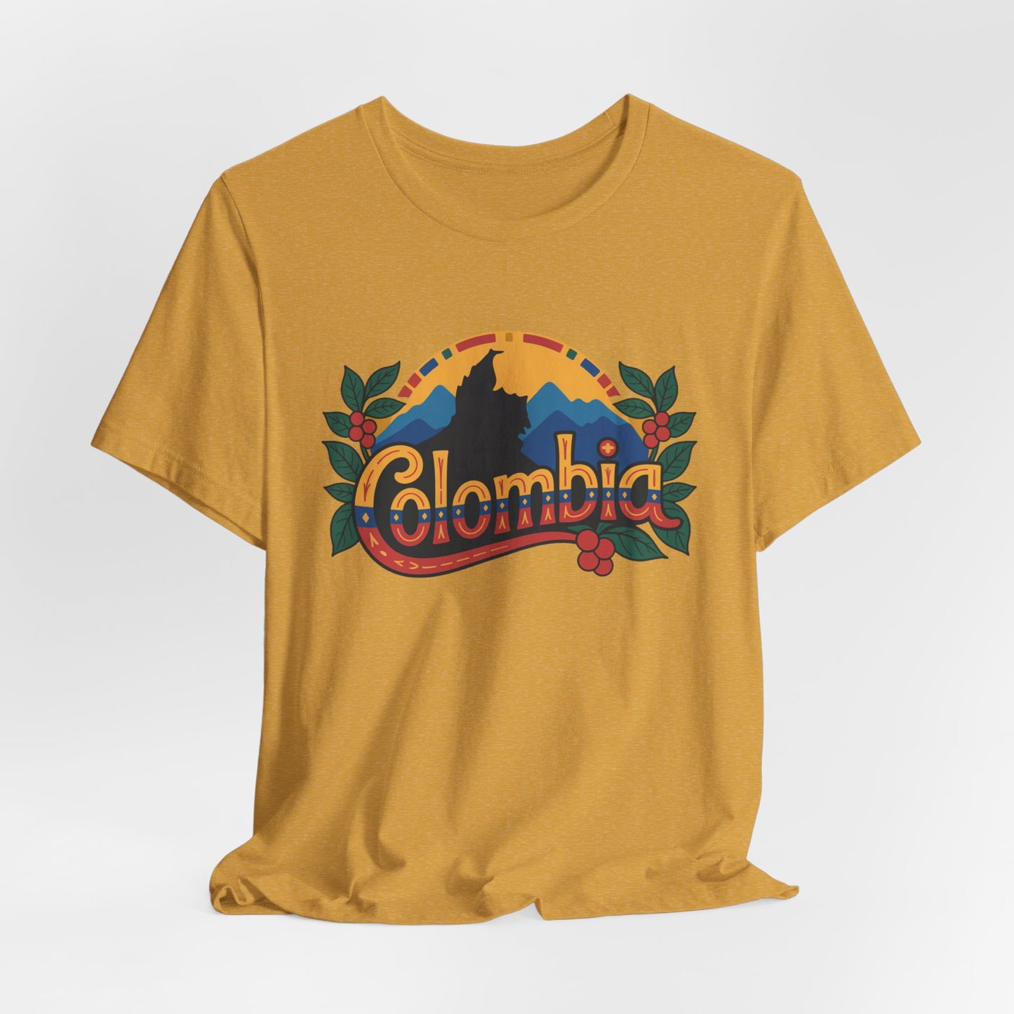Colombia T-Shirt - Colombian Heritage Pride Tee - Orgullo Colombiano Shirt - Colombia Gift - Hispanic Pride Tee