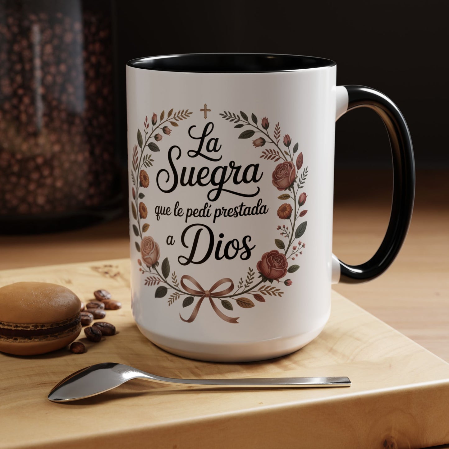 Suegra Mug - Funny Mother in Law Gift - Latino Family Humor Coffee Cup - Spanish Gifts for Her - Regalos Para Mujer
