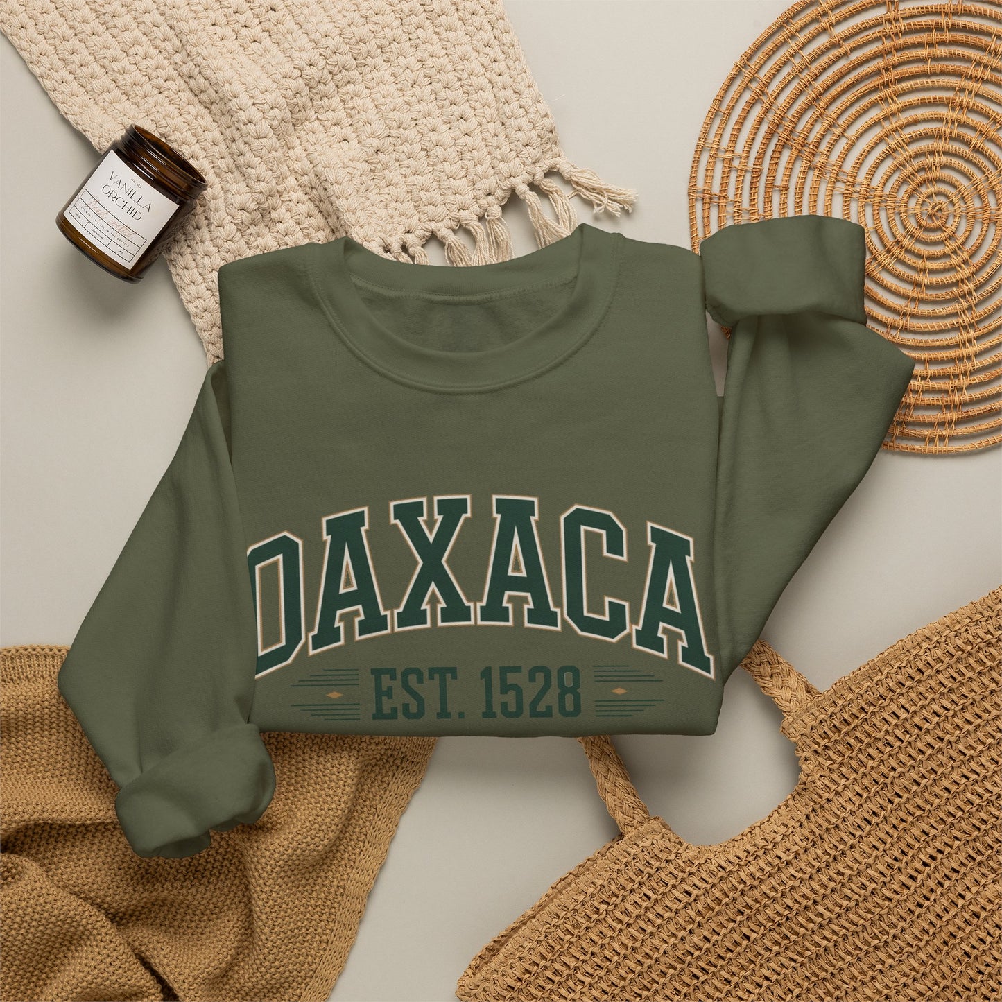 Oaxaca Sweatshirt - Mexican Heritage Pride - Oaxaqueño Gift - Hispanic Culture Sudadera - Zapotec Regional Mexico