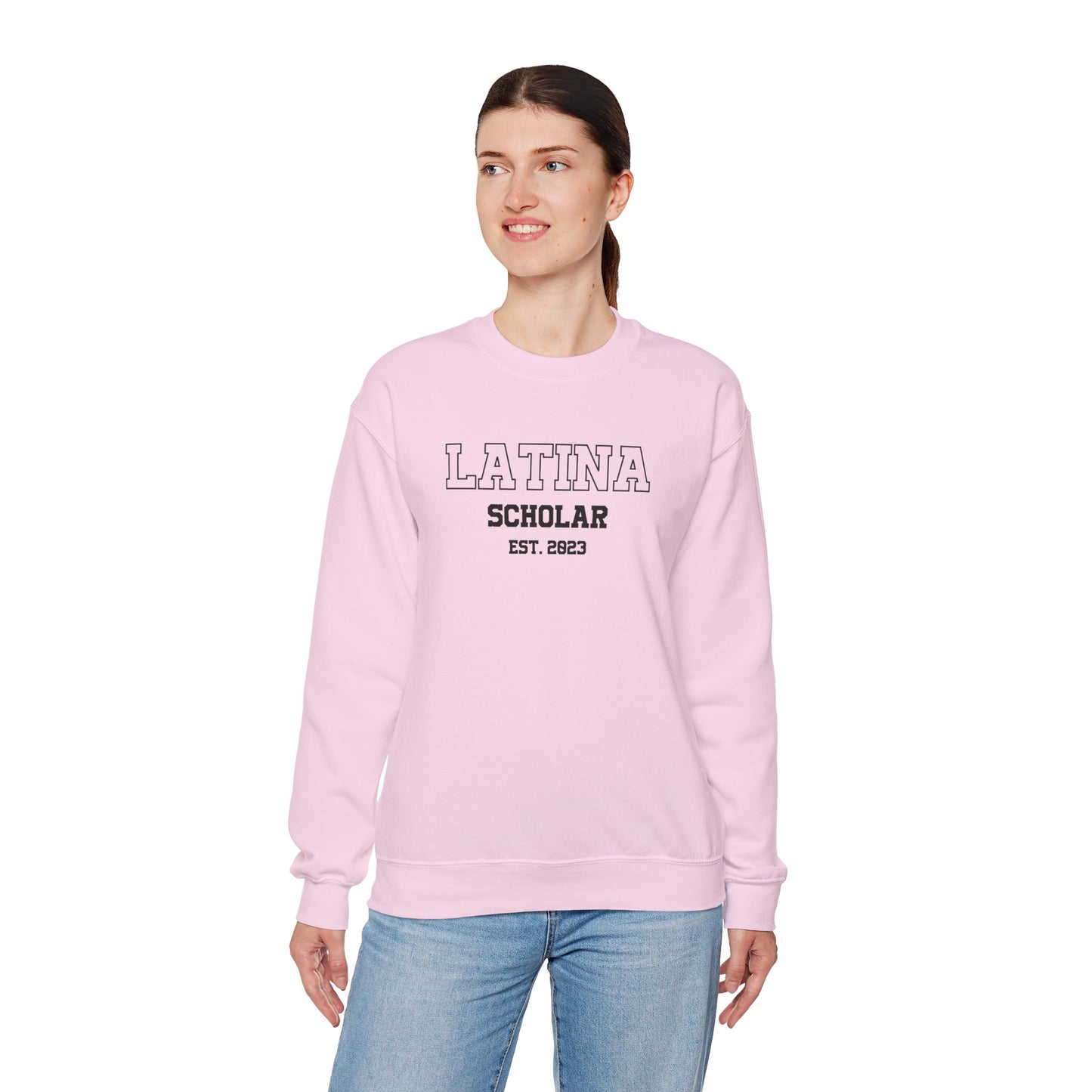 Custom Graduation Gift Latina Scholar Sweater | Latina Empowerment, Latina Shirts | By Mama Latina Artist, Latina Owned Shop