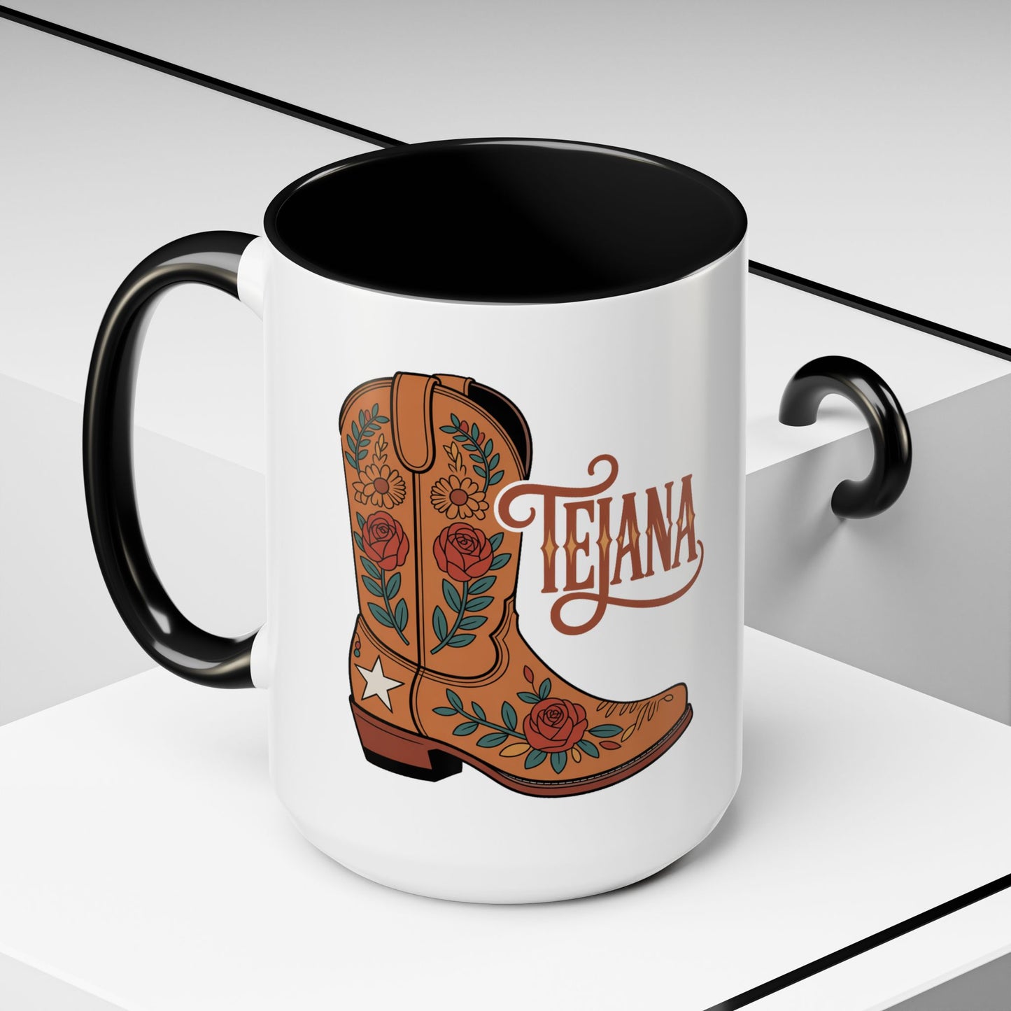 Tejana Mug - Texas Latina Pride Coffee Cup - Hispanic Pride Gift - Lone Star Latina - Texan Hispanic - Tejana Regalo