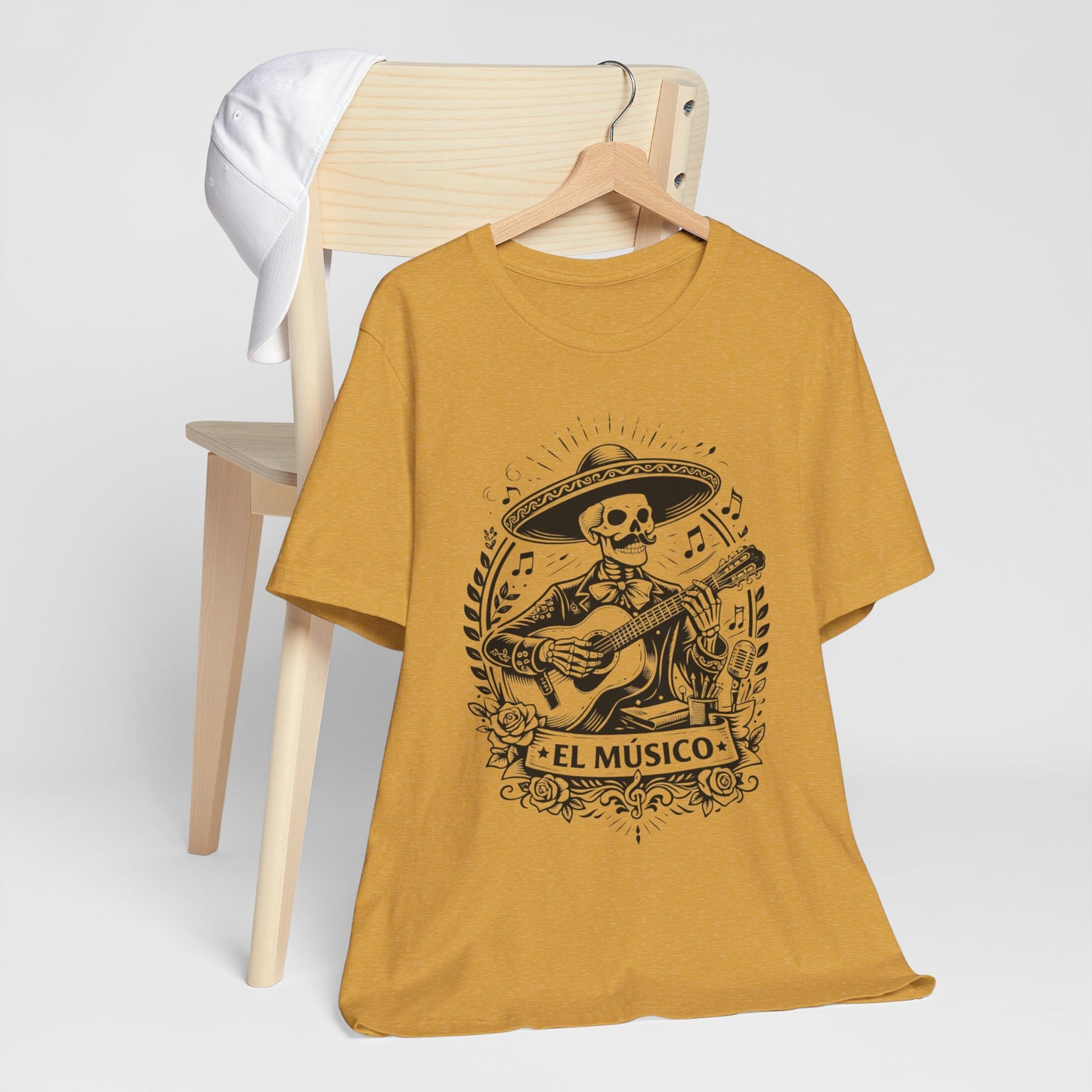 El Musico T-Shirt - Latino Musician Tee - Hispanic Pride Music Lover Gift - Cultura Latina Shirt - Musico Regalo