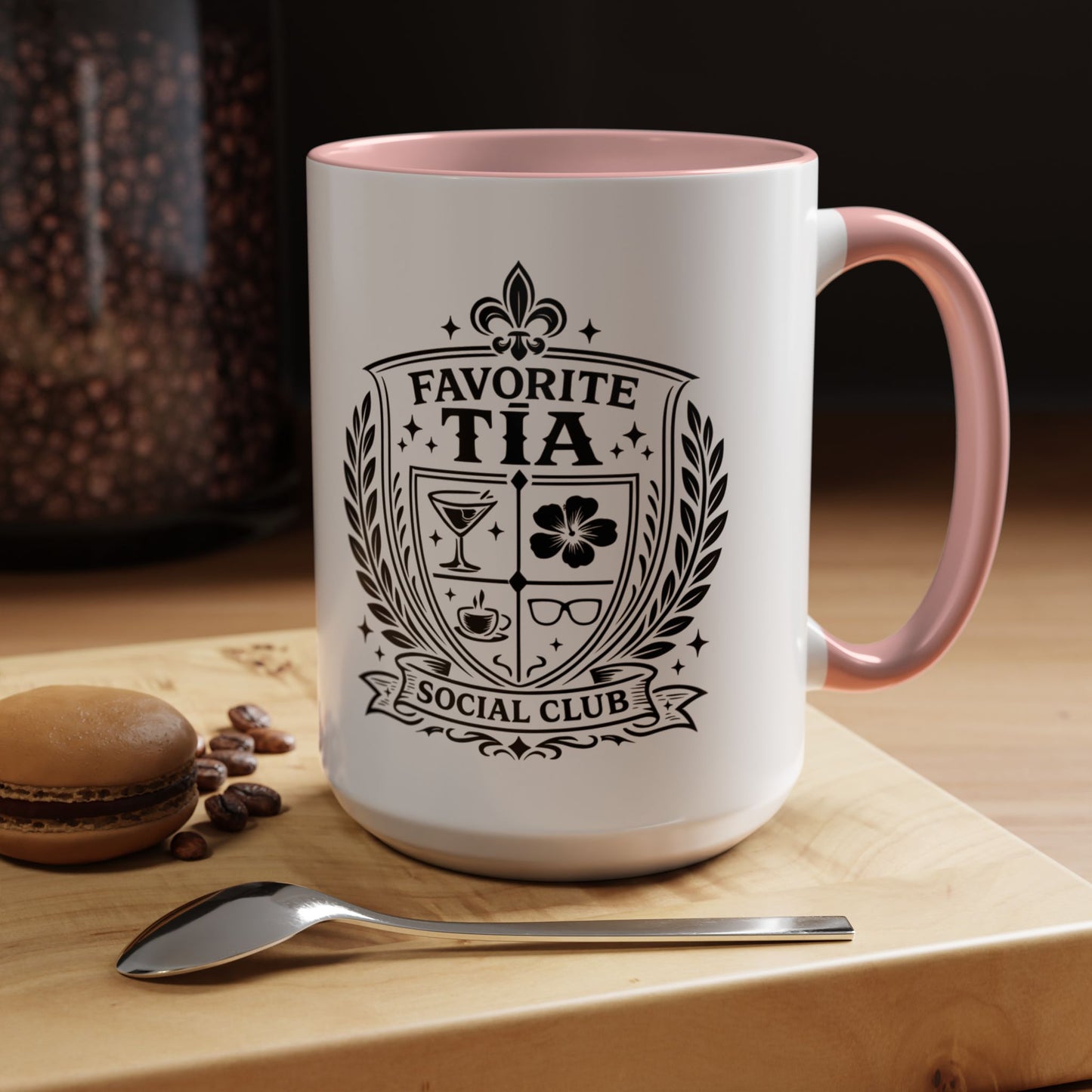 Tia Cup - Regalo Para Mi Tía Favorita | Spanish Aunt Gift Mug | Latina Family Gifts | Regalos En Español Para Mujer