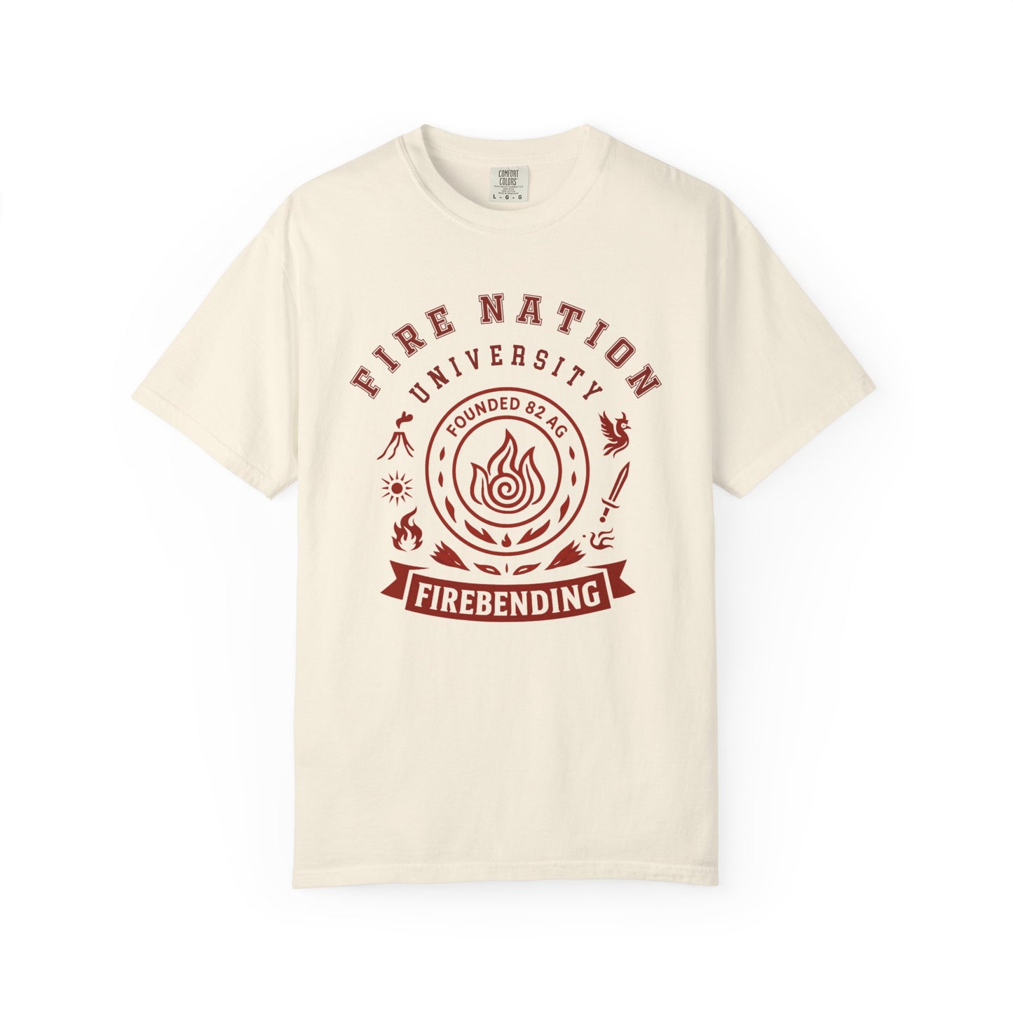 Fire Nation University Shirt | The Last Airbender Gift , Earth Kingdom Tee | Anime Fan Art