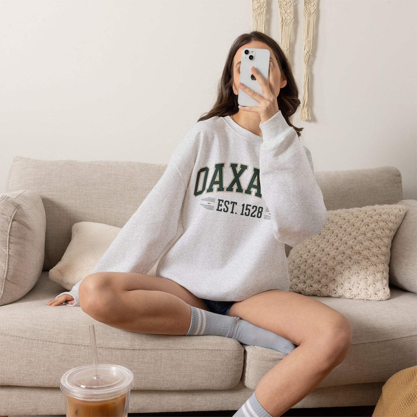 Oaxaca Sweatshirt — Mexican Heritage Pride (view 12 of 14)