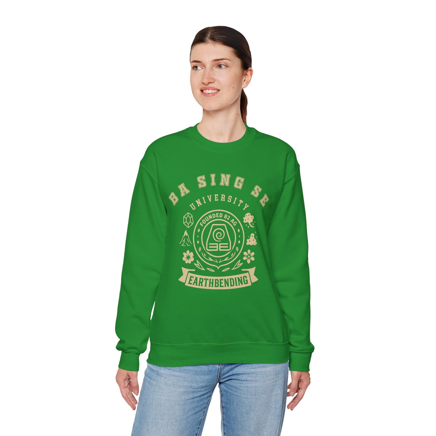 Ba Sing Se University Graphic Sweatshirt | The Last Airbender Shirt Gift, Anime Apparel | Fan Art