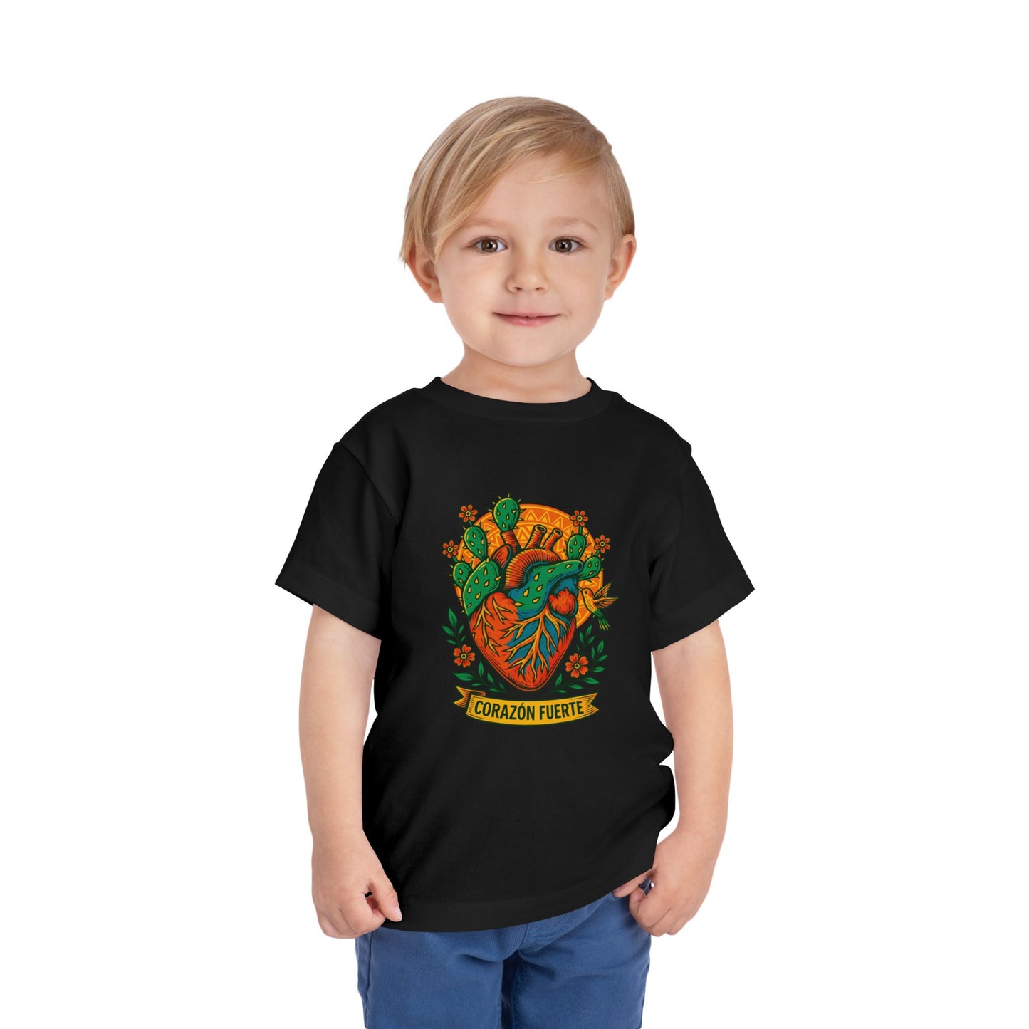 Corazon Fuerte Toddler Short Sleeve Tee