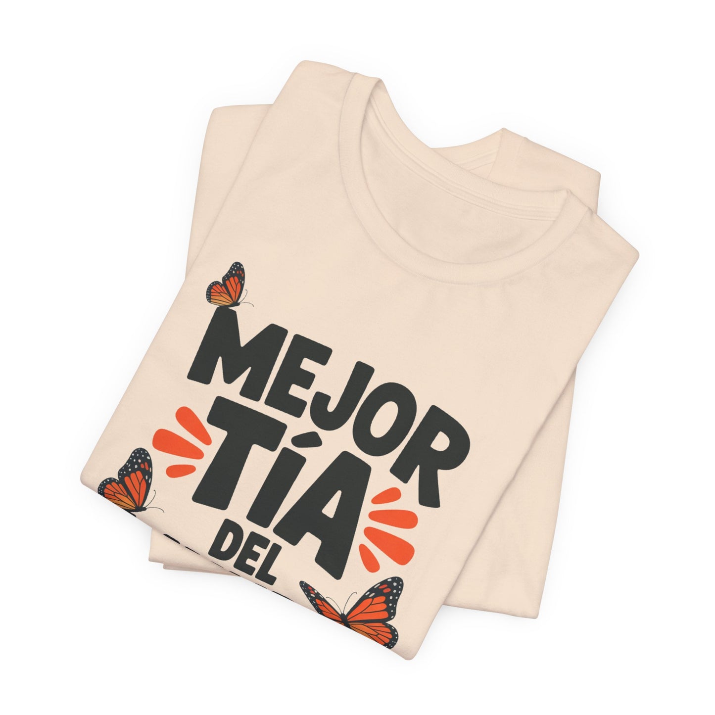 Mejor Tia Del Mundo T-Shirt | Proud Tia Gift | Latino Family Tee | Best Tia Ever Shirt | Tia Birthday Regalo
