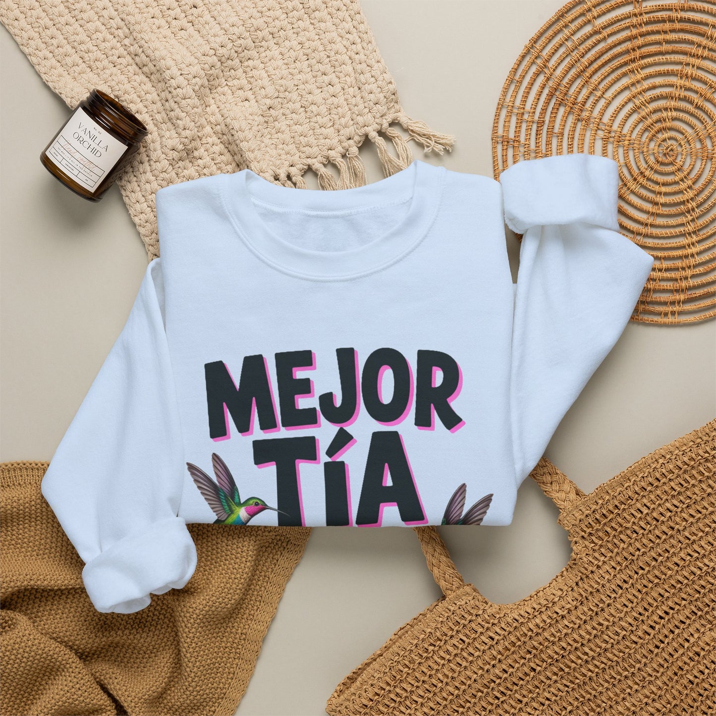 Tia Sweatshirt - Proud Tia Gift - Latino Family Sweater - Spanish Aunt Gift - Tia Querida - Mi Tia Favorita