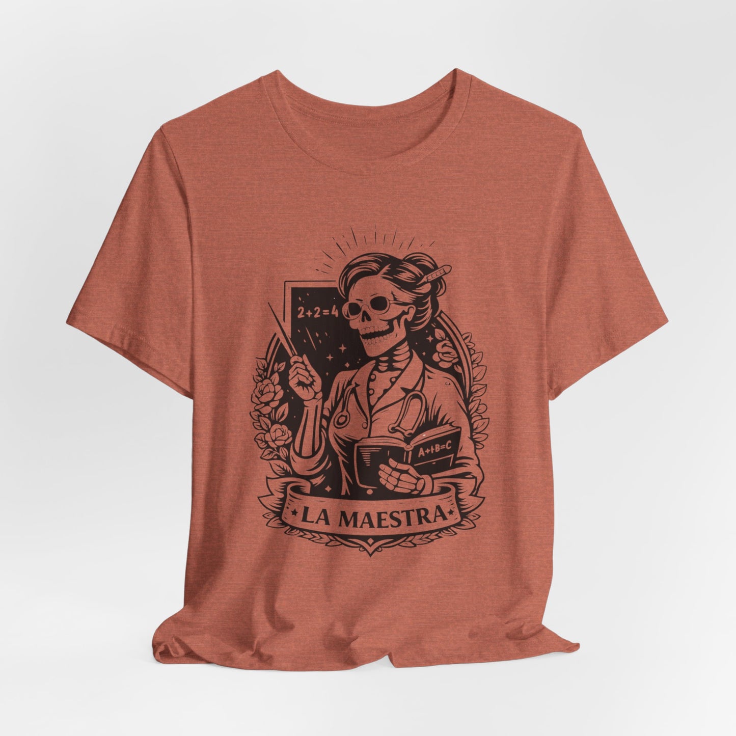 La Maestra T-Shirt - Teacher Gift Tee for Latina Educator - Professional Hispanic Teacher Shirt - Maestra Regalo