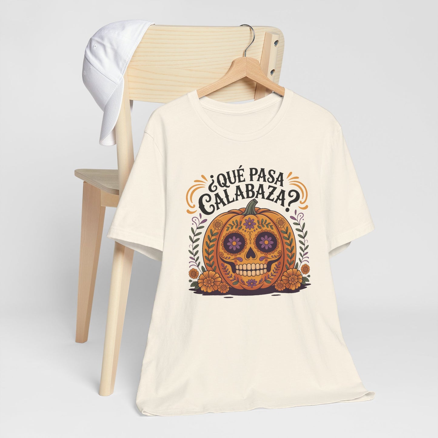 Que Pasa Calabaza T-Shirt - Funny Spanish Phrase Tee - Latino Culture Hispanic Heritage Gift - Bilingual Humor Shirt