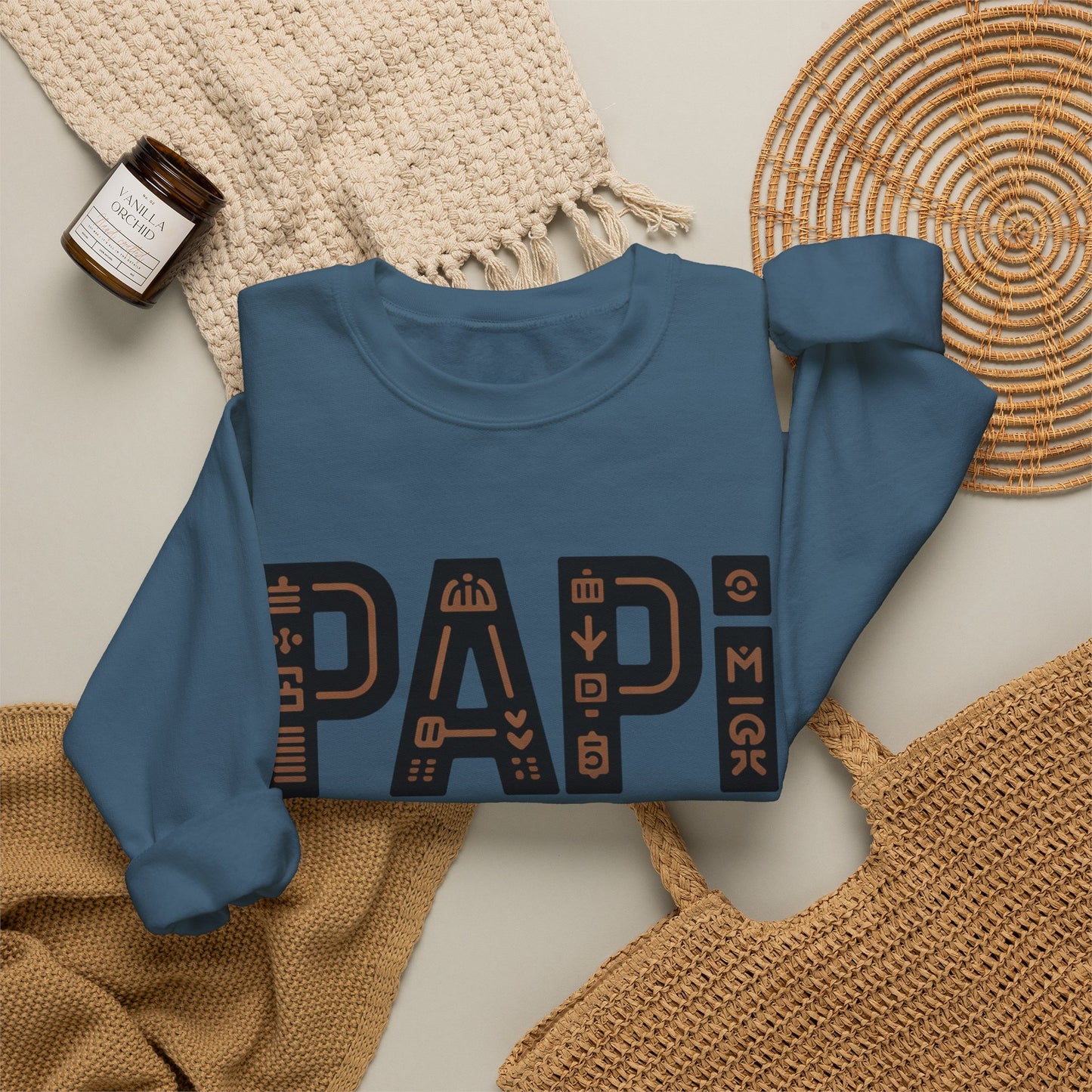 Papi Sweatshirt - Latino Dad Gift - Spanish Father Pullover - Papi Regalo - Hispanic Family Shirt - Daddy Sweatshirt