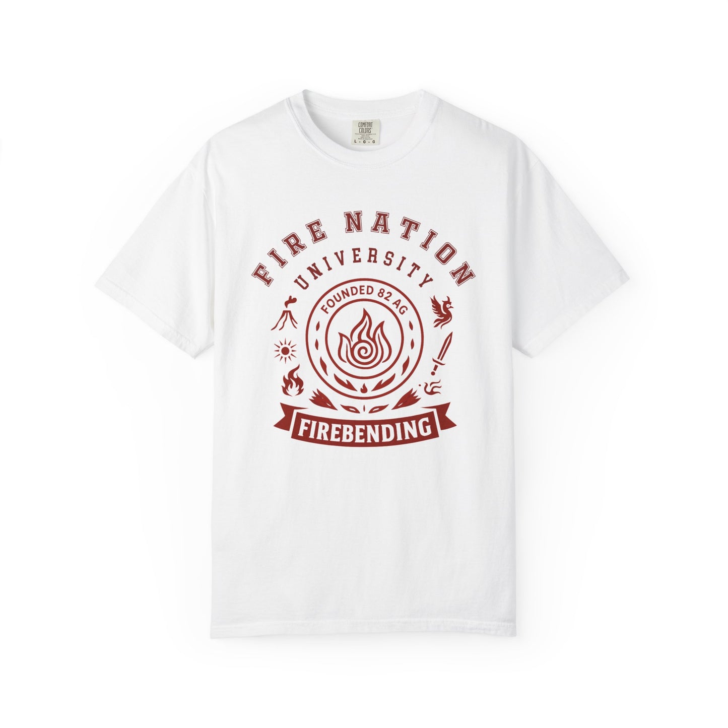 Fire Nation University Shirt | The Last Airbender Gift , Earth Kingdom Tee | Anime Fan Art