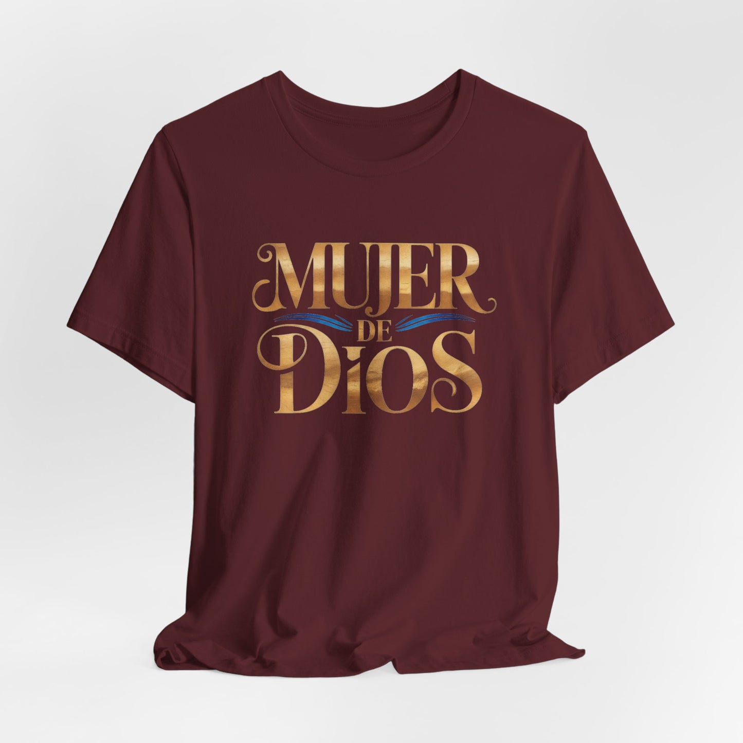 Mujer de Dios T-Shirt - Christian Latina Faith Tee - Catholic Gift - Spanish Religious Shirt - Mujer Cristiana