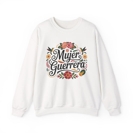 Mujer Guerrera Sweatshirt - Latina Power Hoodie Gift for Strong Women - Warrior Woman Shirt - Latino Heritage Wear