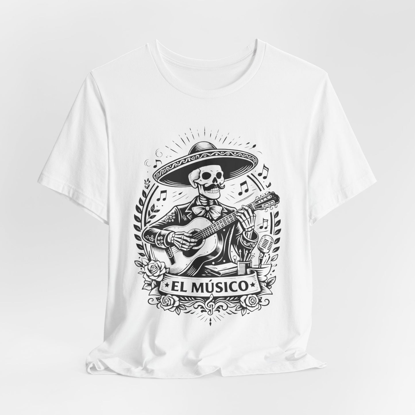 El Musico T-Shirt - Latino Musician Tee - Hispanic Pride Music Lover Gift - Cultura Latina Shirt - Musico Regalo