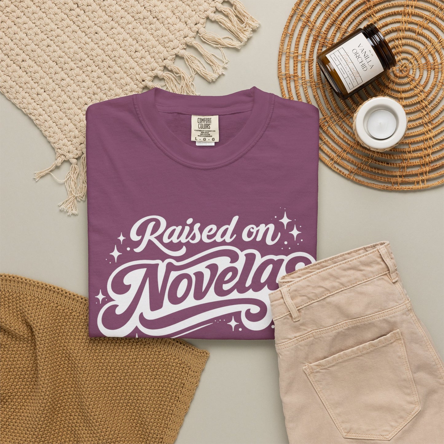 Raised on Novelas Shirt | Mexican Shirt, Boricua Shirt,  Latina Shirt, Comfort Colors Unisex Tee