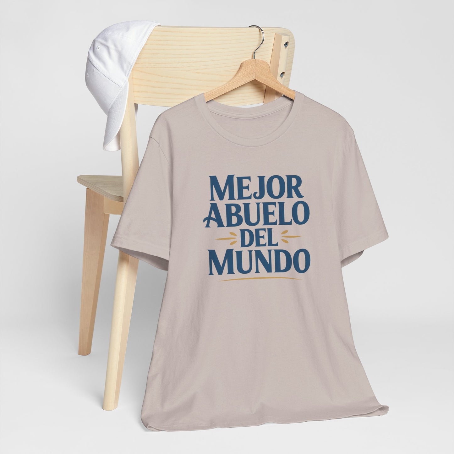Mejor Abuelo T-Shirt - Latino Grandpa Gift Tee - Hispanic Family Shirt - Abuelo Pride Gift for Grandfather