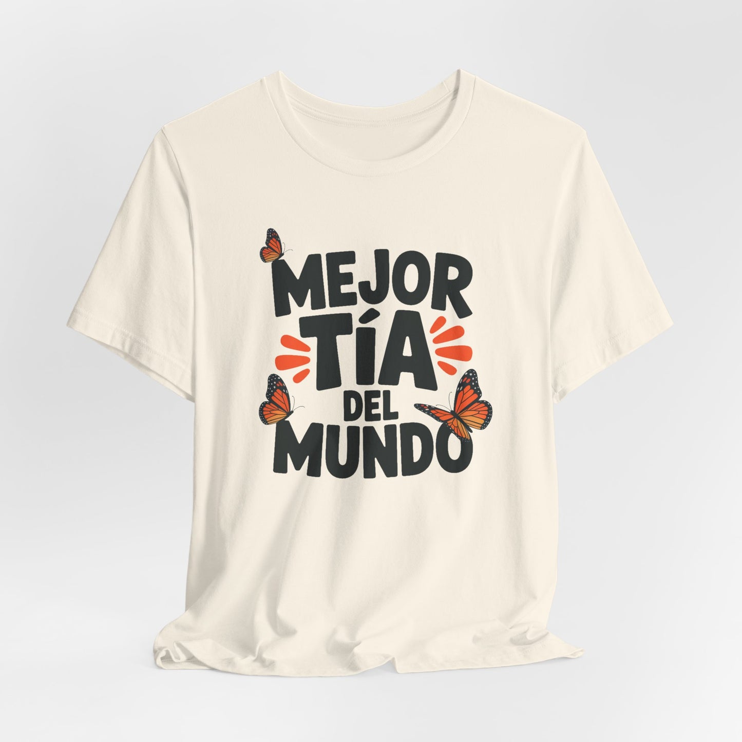Mejor Tia Del Mundo T-Shirt | Proud Tia Gift | Latino Family Tee | Best Tia Ever Shirt | Tia Birthday Regalo