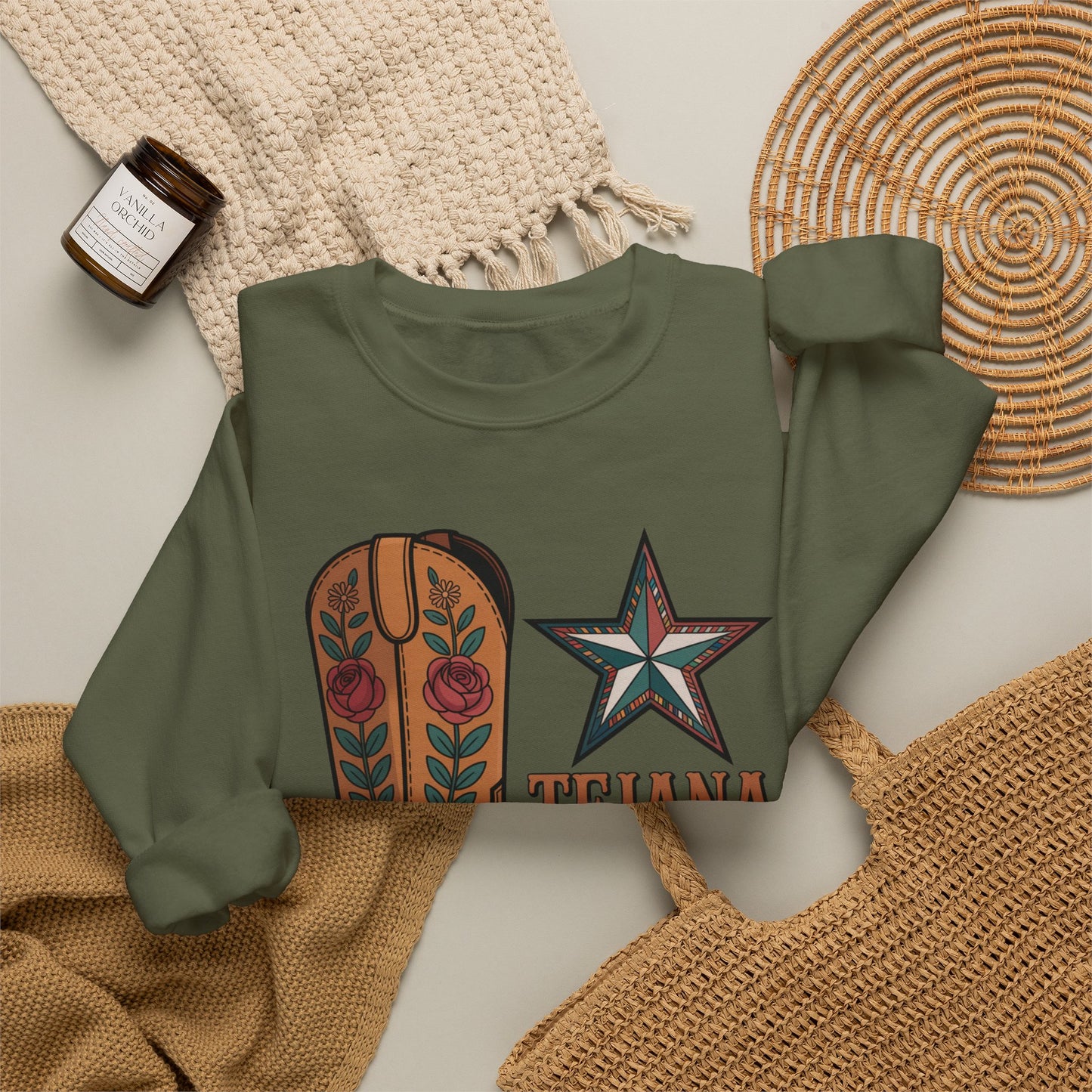 Tejana Sweatshirt | Texas Latina Pride Gift | Houston Dallas San Antonio Girl | Hispanic Pride Hoodie | Tejana Mujer Regalo
