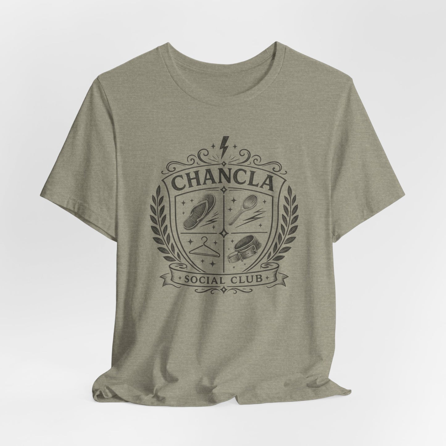 Comadre Energy T-Shirt - Chancla Power Latina Gift - Funny Spanish Shirt for Her - Regalos para Mujer