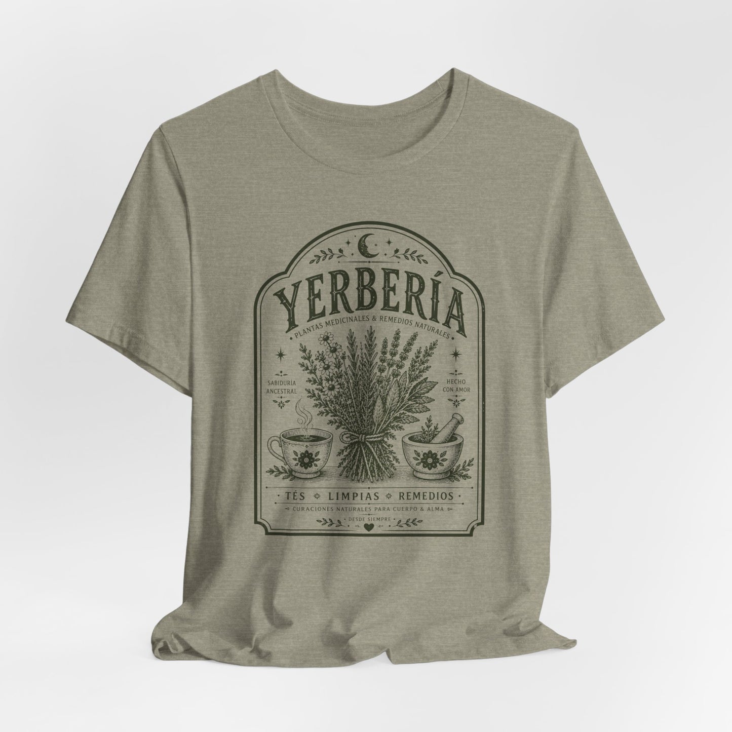 Yerberia T-Shirt - Latina Witch Tee, Spanish Gift for Her, Mystical Latina Pride Shirt, Regalos Para Mujer