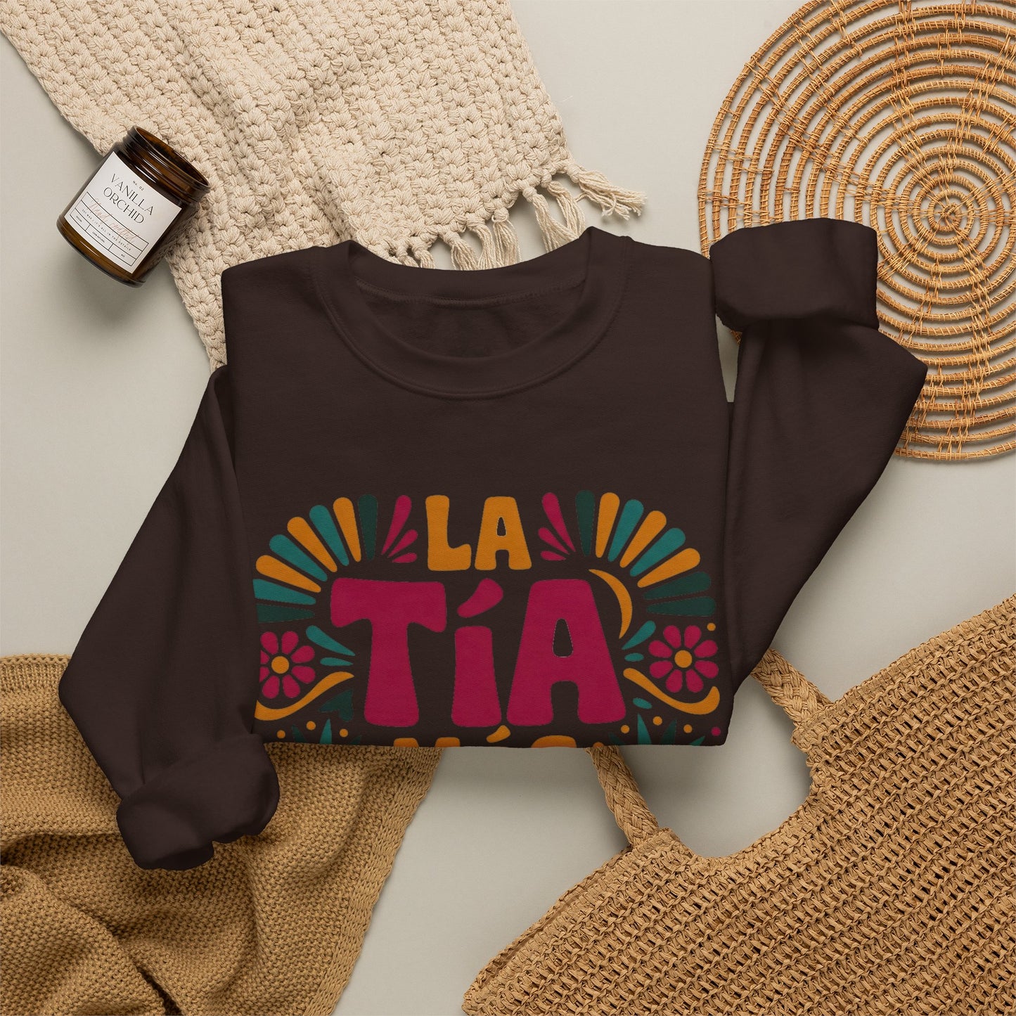 Tia Sweatshirt - Latino Family Gift for Tía - Spanish Aunt Hoodie - Tia Regalo Birthday Gift - Latina Tia Shirt