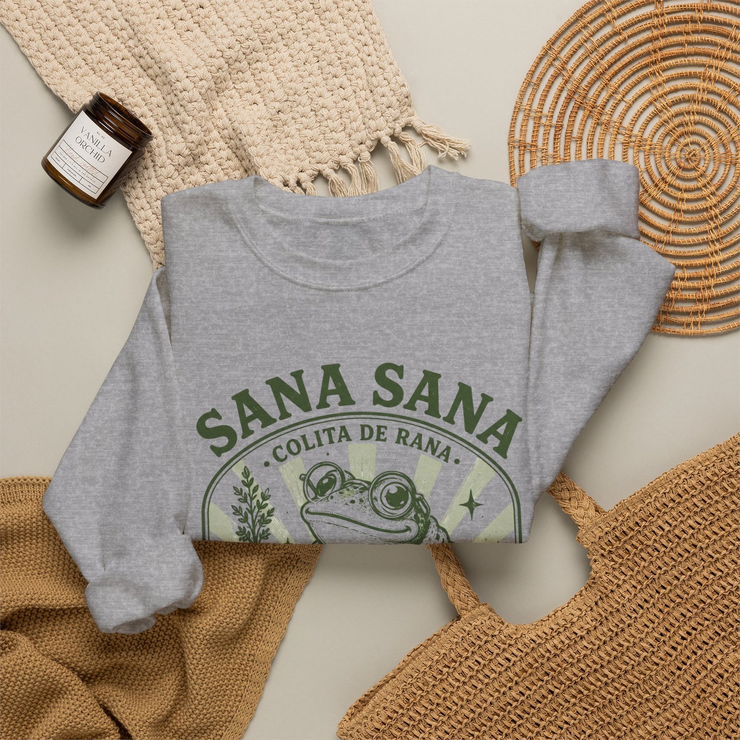 Colita De Rana Sweatshirt - Funny Spanish Saying Sudadera - Latina Gift - Bilingual Humor Pullover