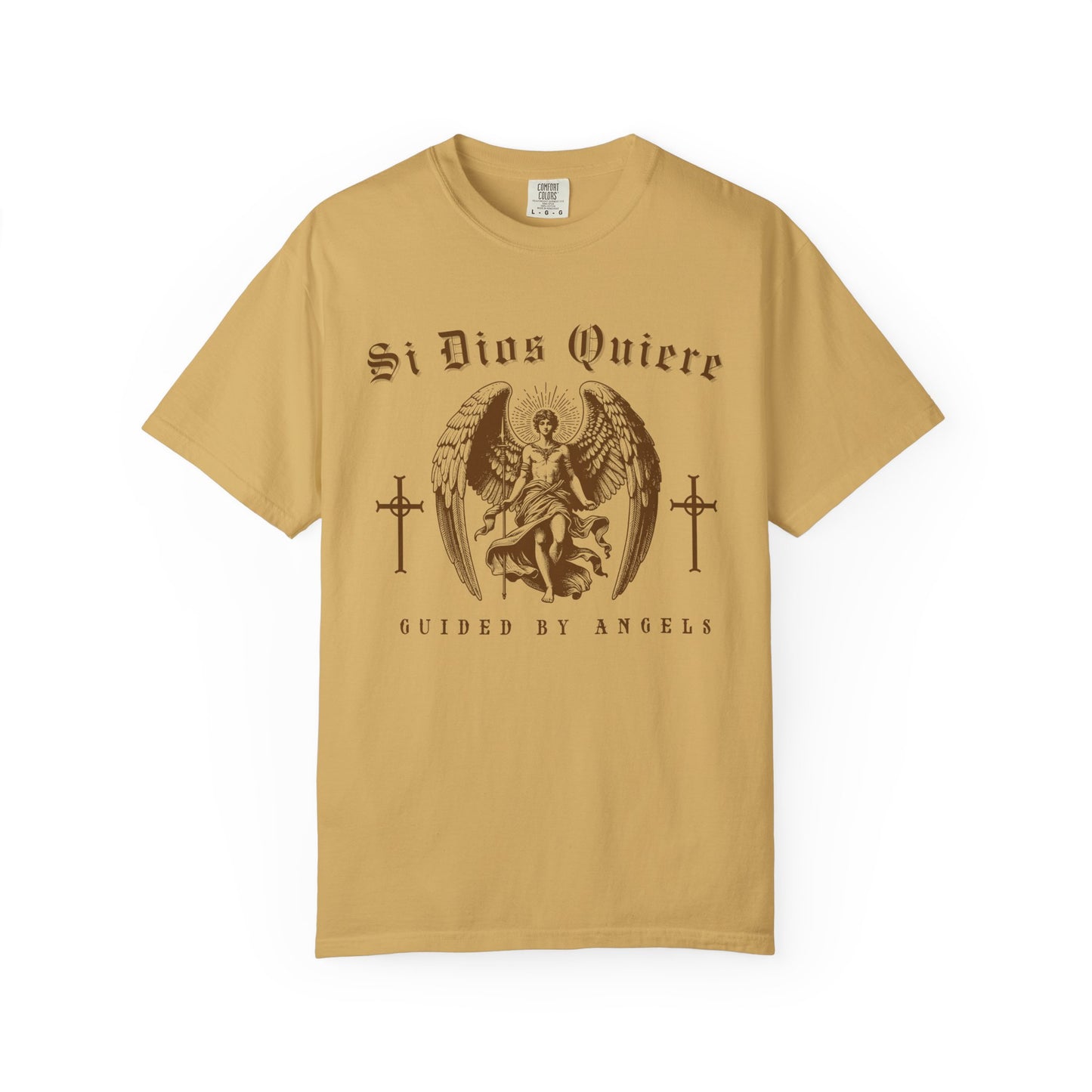 Si Dios Quiere Shirt |  Chicano Streetwear Tee | Latino Graphic Tee | Camisa Cristiana | Comfort Colors T Shirt