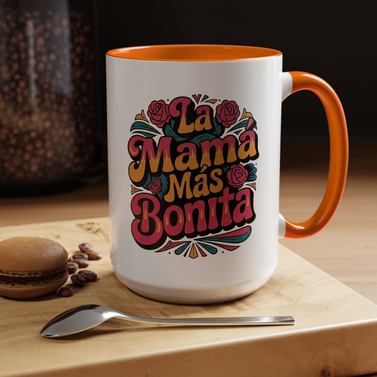 La Mama Mas Bonita Mug, Mama Gift, Latina Mom Coffee Mug,  Mom Birthday Gift, Mother's Day Mug