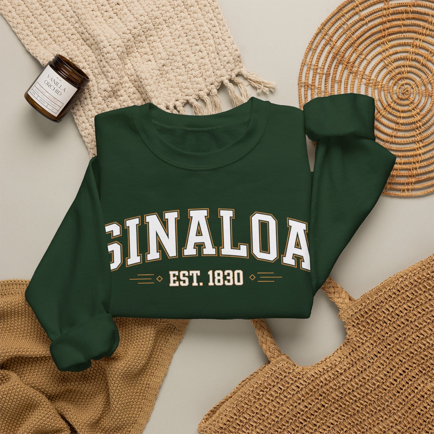 Sinaloa Sweatshirt - Mexican Heritage Pride Pullover - Culiacan Roots Gift - Orgullo Mexicano Sweater