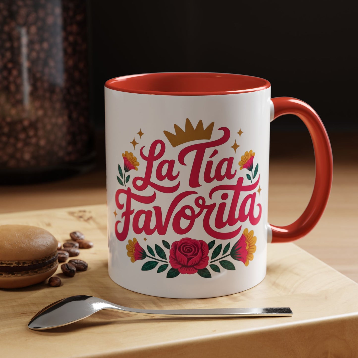 Tía Mug - Best Tía Ever Coffee Cup - Latino Family Gift - Tía Querida Birthday Present - Hispanic Tía Regalo