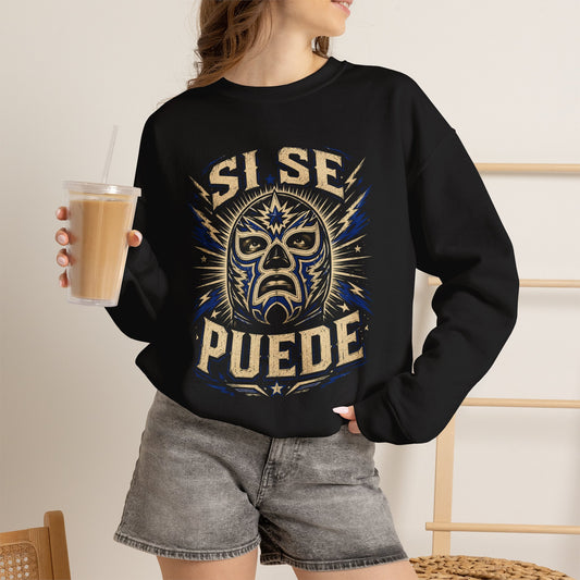 El Luchador Sweatshirt - Mexican Wrestling Sudadera - Lucha Libre Gift - Latino Pride Hoodie - Wrestler Shirt