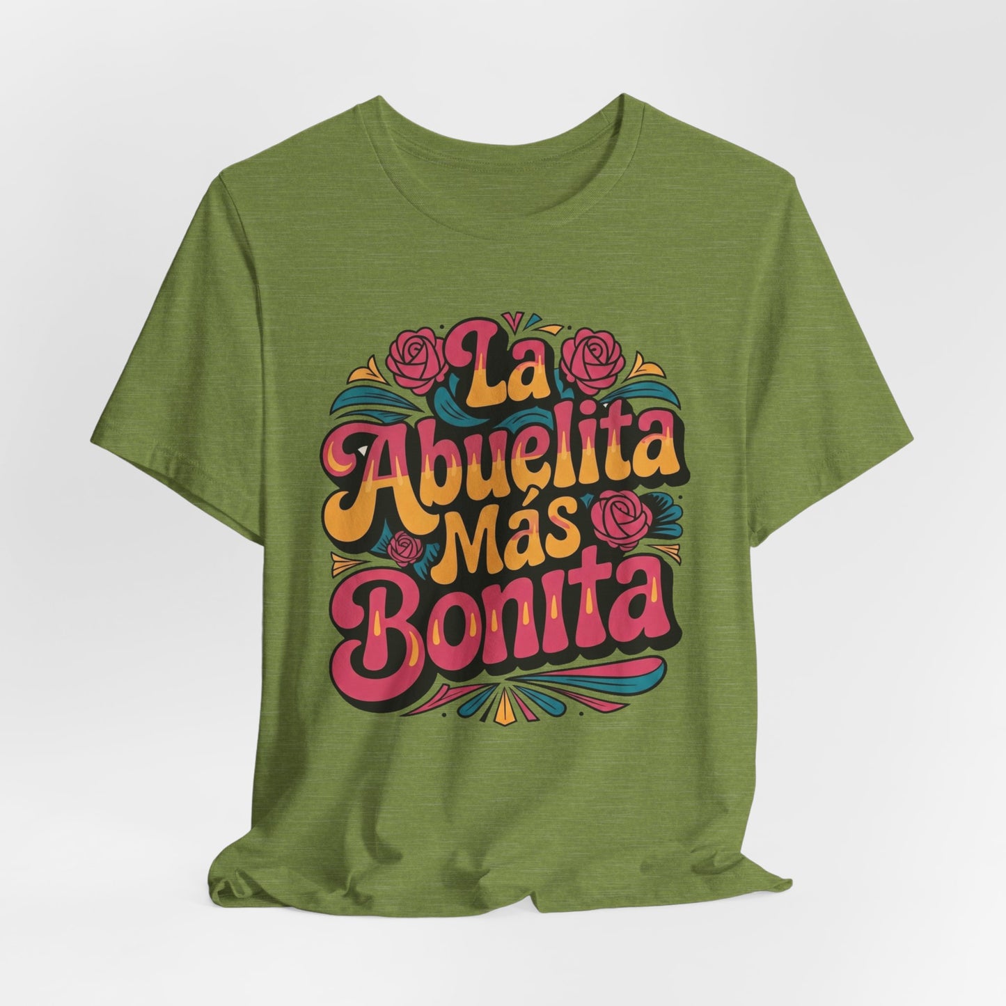 Groovy Art La Abuelita Mas Bonita Shirt, Abuelita Gift, Latina Grandmother Gift,  Abuela Birthday Gift, Mother's Day Abuela