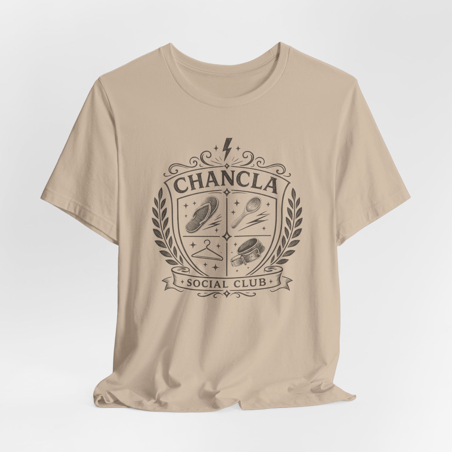 Comadre Energy T-Shirt - Chancla Power Latina Gift - Funny Spanish Shirt for Her - Regalos para Mujer