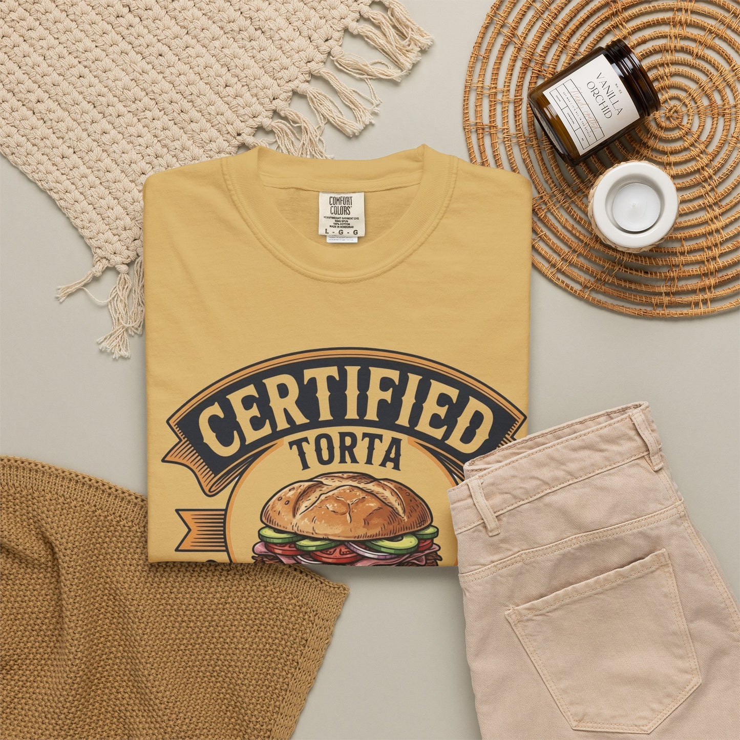 Certified Torta Pounder Shirt, Comfort Colors Bilingual UnisexTee, Funny Gift for Men