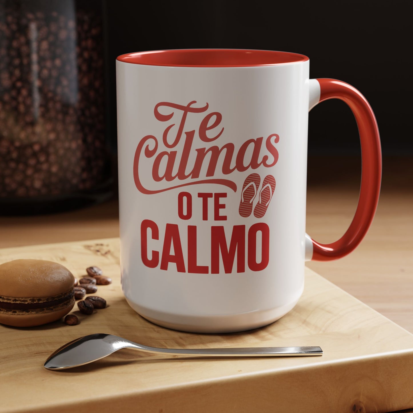 Chancla Mug - Funny Latino Hispanic Heritage Gift | Abuela Mama Mexican Mom Humor Coffee Cup | Latina Pride Regalo