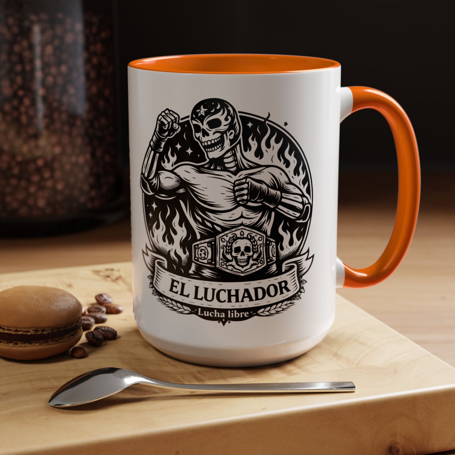 Luchador Mug - Mexican Wrestling Coffee Cup | Lucha Libre Fan Gift | Hispanic Pride Cultura Mexicana