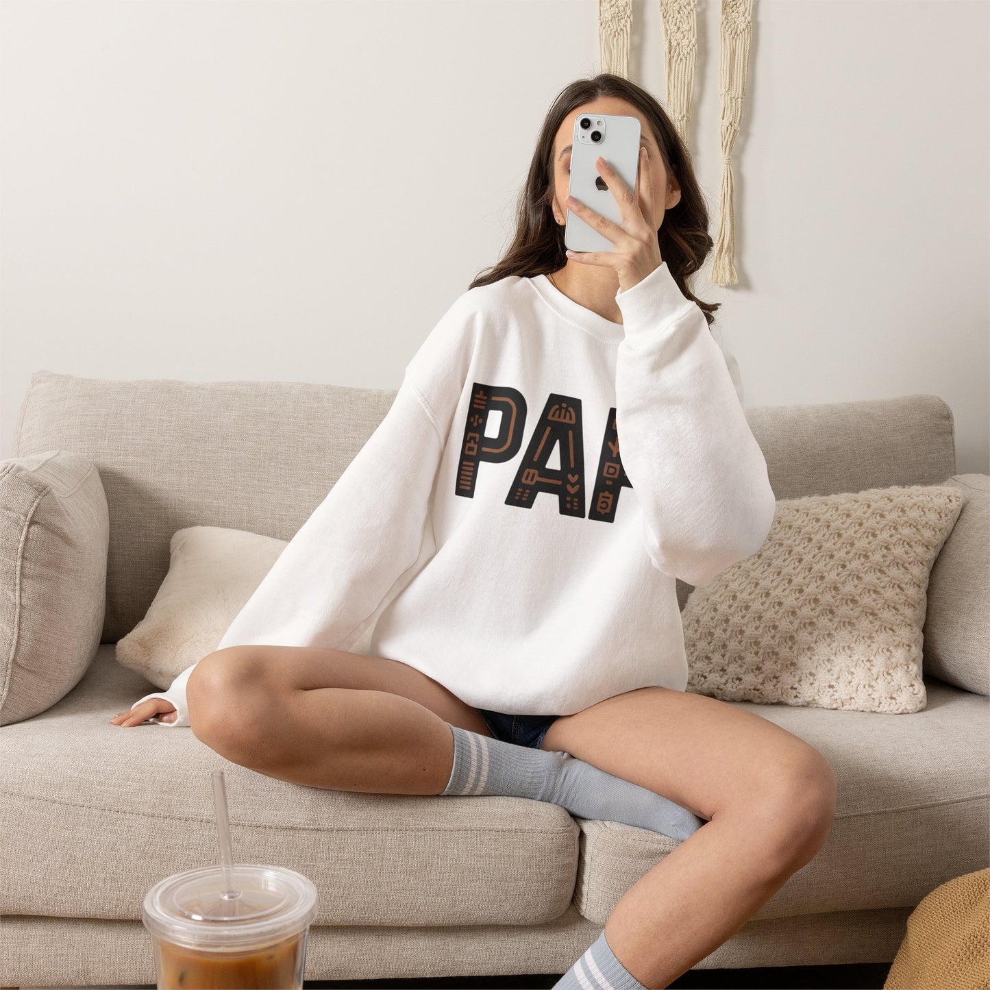 Papi Sweatshirt - Latino Dad Gift - Spanish Father Pullover - Papi Regalo - Hispanic Family Shirt - Daddy Sweatshirt