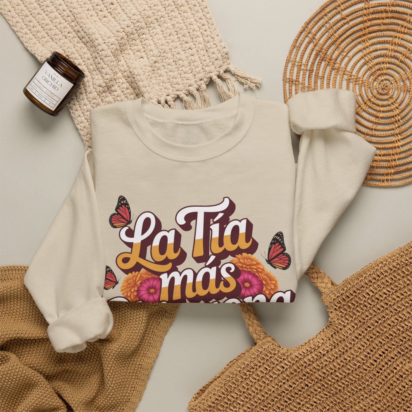 Tia Sweatshirt - Best Tia Ever Gift - Latino Family Pullover - Tia Favorita Hoodie - Hispanic Aunt Gift - Tia Vida Sweatshirt