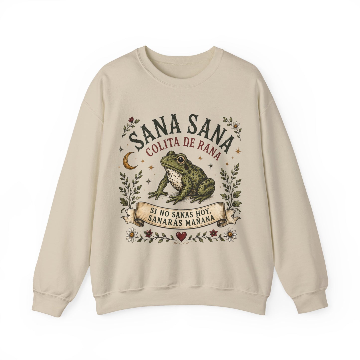 Colita De Rana Sweatshirt - Funny Spanish Saying Sudadera - Latina Gift - Bilingual Humor Pullover - Regalos Para Mujer