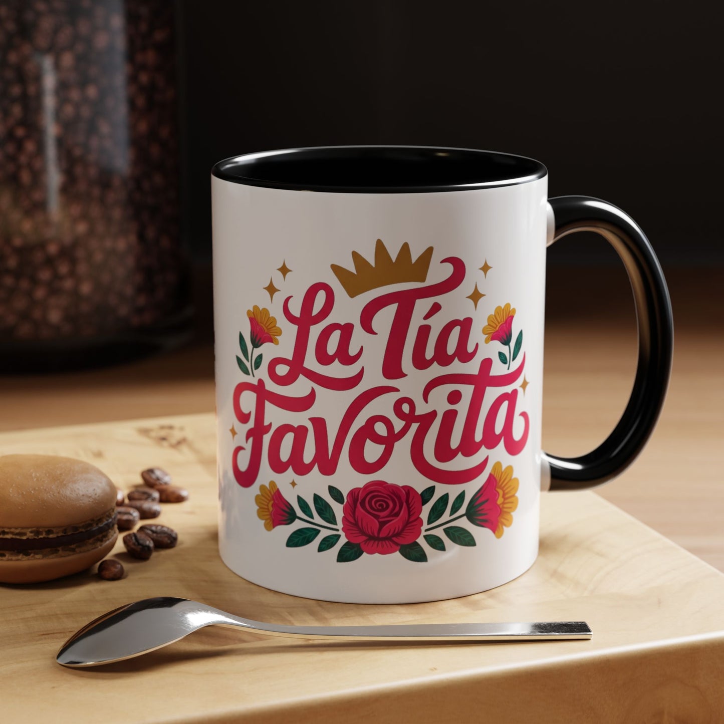 Tía Mug - Best Tía Ever Coffee Cup - Latino Family Gift - Tía Querida Birthday Present - Hispanic Tía Regalo