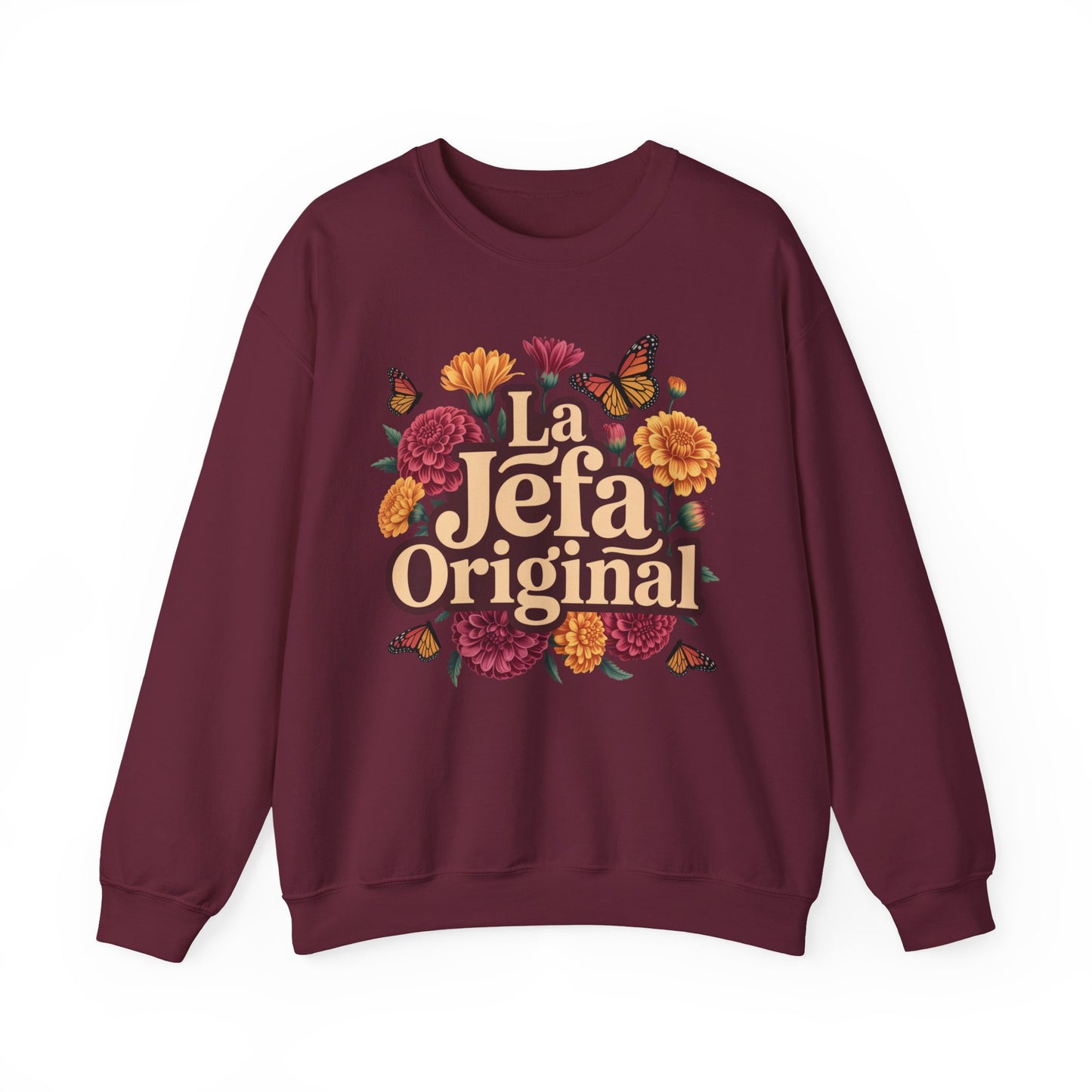 La Jefa Sweatshirt - Latina Boss Babe Gift - Mujer Fuerte Empowerment Hoodie - Feminist Gift for Her - Latina Pride Wear