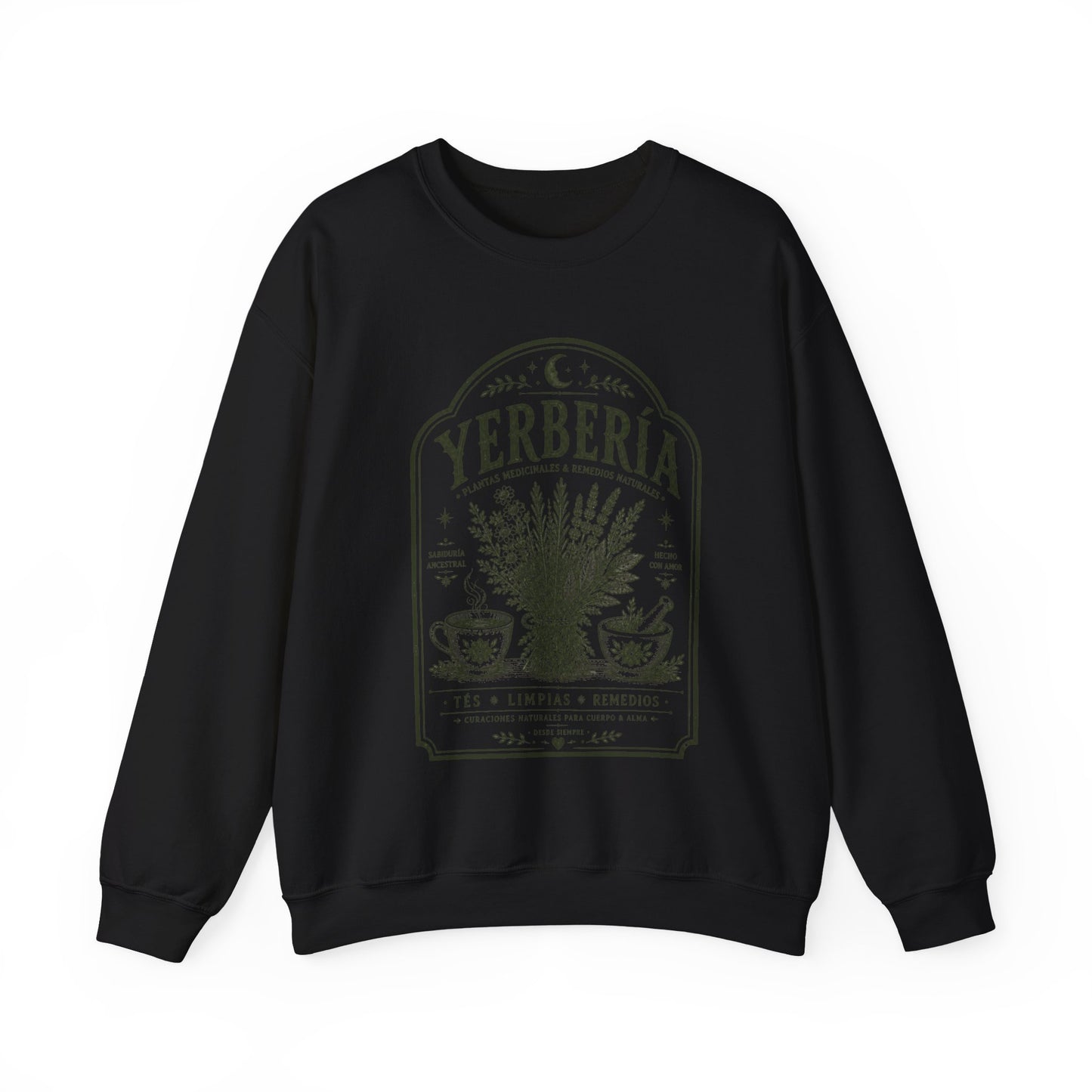 Yerberia Sweatshirt - Latina Curandera Sudadera - Spanish Gift for Her - Regalos para Mujer - Latina Pride Pullover